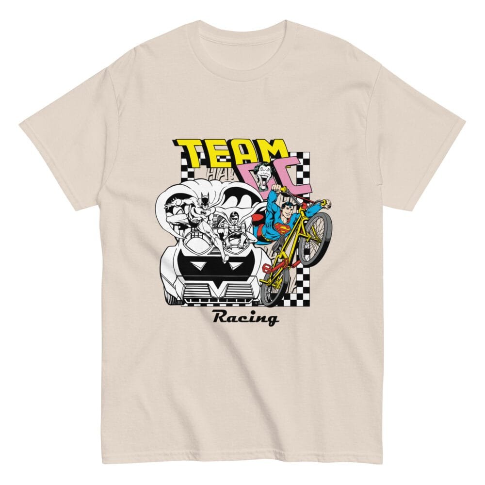 Men's cotton t-shirt team dc racing round neck tee
