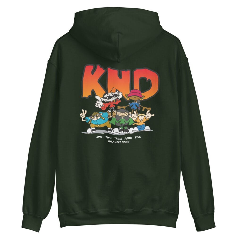 unisex heavy blend hoodie forest green back 67e3f1808a537